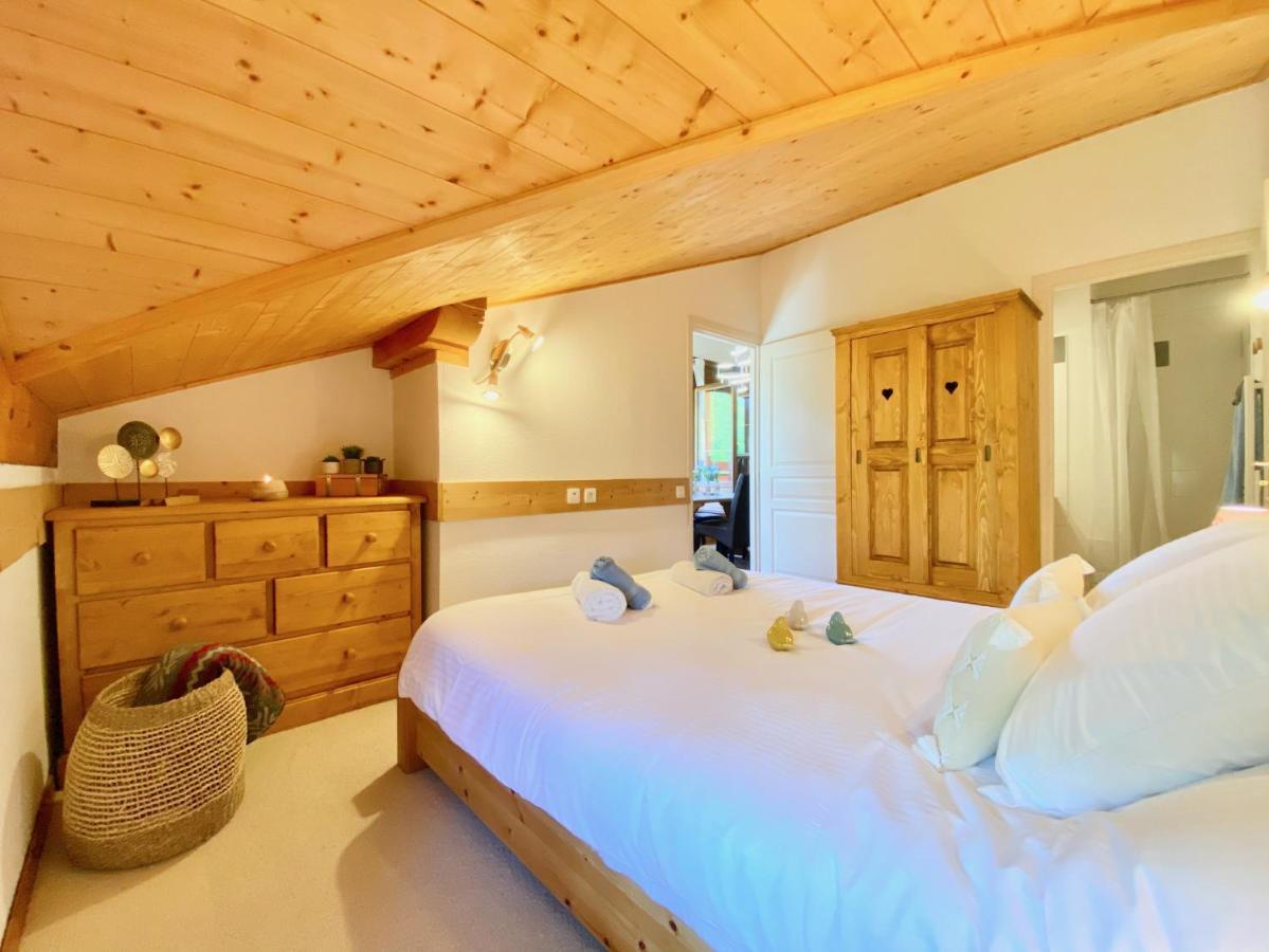 Apartamento Appt 3CH, au pied des pistes à la déco soignée Flumet Exterior foto